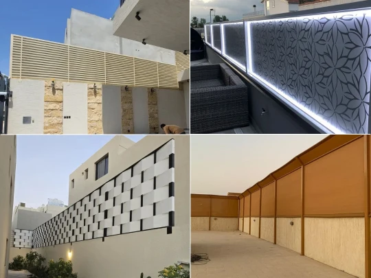 تفصيل وتركيب سواتر في نجران
